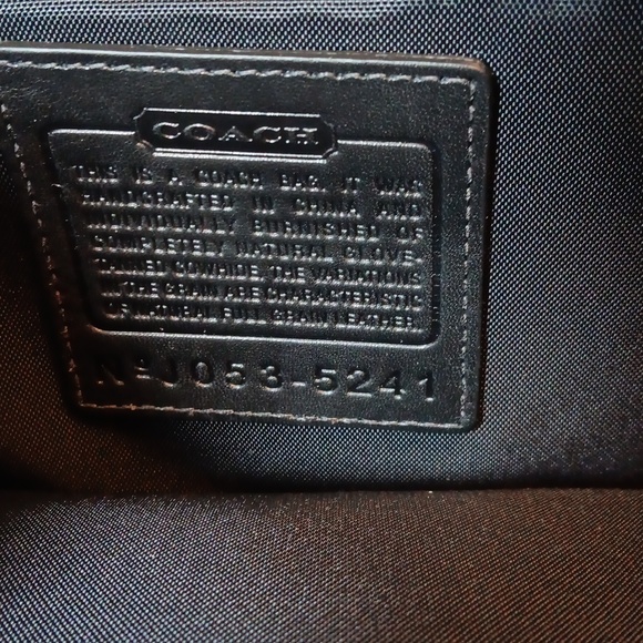 Vintage Coach Black Leather Briefcase - Picture 4 of 6